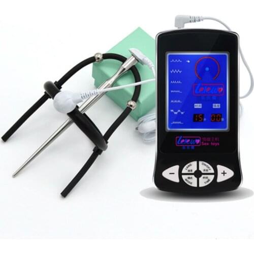 Physical Therapy Ring Male Time Delay Electro Silicone Glans Ring Elastic Penis Lock Ring Cock Ring Medical Themed Sex Toys