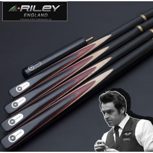 Original RILEY High-end Excellent Handmade 3/4 Piece Snooker Cue Kit with Good Case with Extension 9.8mm Billiard Snooker Stick