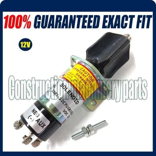 Stop Solenoid 1502-12C7U1B1S1A 1500-2085 9923854-134 12VDC (3 terminals) FOR Woodward