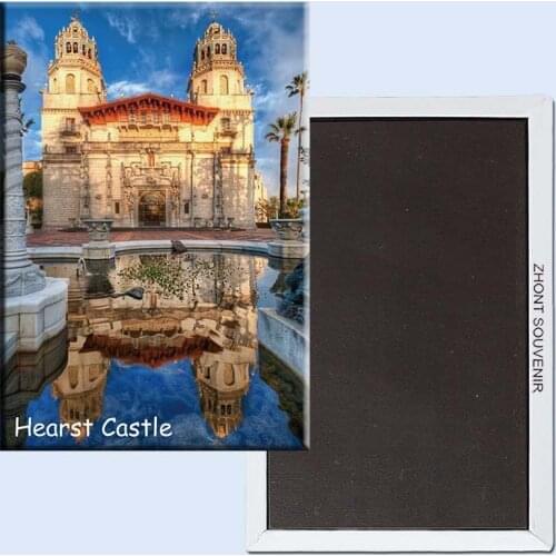 SOUVEMAG USA Hearst Castle Travel Refrigerator Magnets 21108,Souvenirs of Worldwide Tourist Landscape