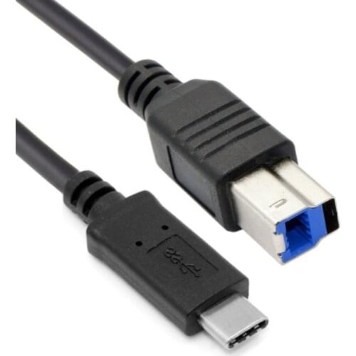 USB-C USB 3.1 Type C Male to USB 3.0 B Male BM Interface Data Transmission Cable for Phone Macbook Laptop Printer Hard Disk