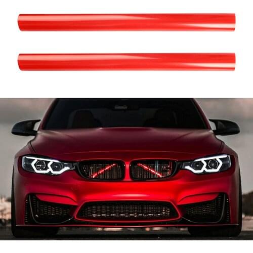 Grille Insert Stripes Replace for BMW F20 F30 2012-2018, 320i 328i 330i 335i Accessories (Red, 3 Series)