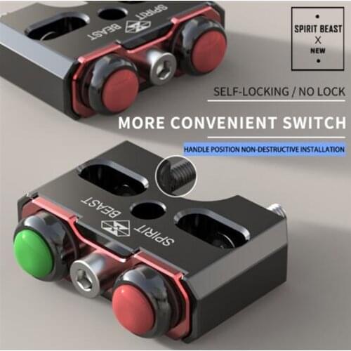 Spirit beast motorcycle light switch assembly accessories mtotrbike handlebar spotlight control on-off Motocross Free Shipping