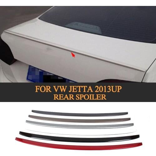Rear Trunk Lip Spoiler Boot Wing For VW jetta 2013UP red grey black white silver beige ABS