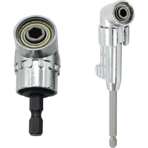1PCS 105 Degree Angle Screwdriver Set Holder Adapter Adjustable Bits Nozzles Angle Screw Driver Tool 1/4" Inch Angle Driver