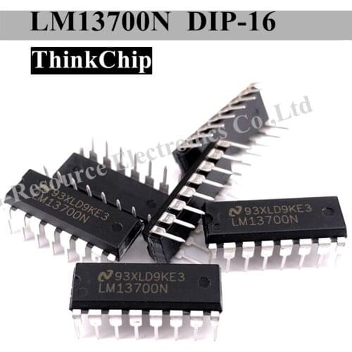 10pcs) LM13700N LM13700 DIP-16 Dual Operational Transconductance Amplifiers with Linearizing Diodes and Buffers
