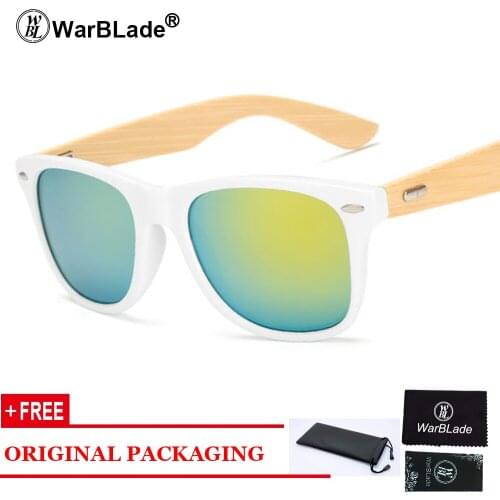 16 Colors Bamboo Sunglasses Men Wooden Sunglasses Women Brand Designer Mirror Original Wood Sun Glasses Retro De Sol Masculino