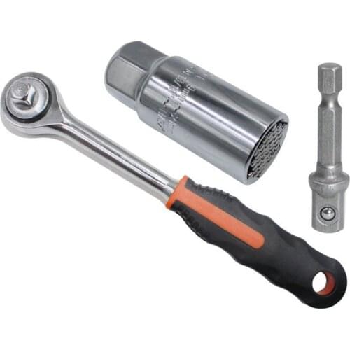 AOZBZ Concave Needle Sleeve Multifunctional Sleeve Magic Socket Head Double Bubble Magic Socket Set Car Accessories