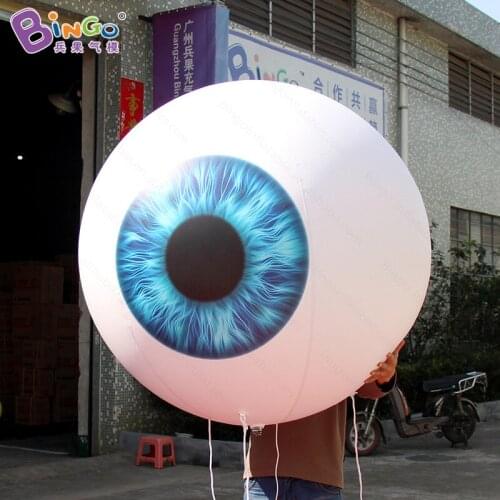 Free shipping 1.2m PVC material air sealed inflatable eyeball model for advertising vivid eyeball replica for trade show toys