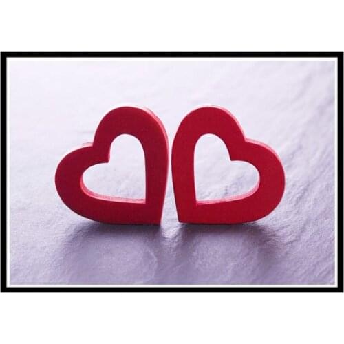 DIY 5D diamond painting heart-shaped round diamond embroidery mosaic home decoration pattern handmade