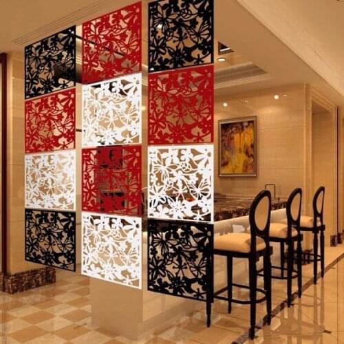 For Home Fashion 8 Pcs Butterfly Bird Flower Hanging Screen Partition Divider Panel Room Curtain Home White/black/red