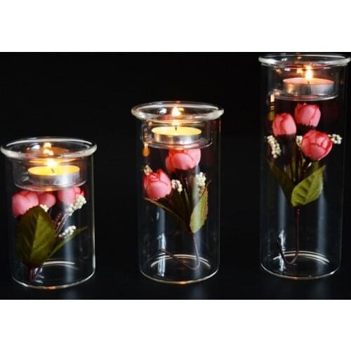 Декоративные стеклянные подсвечники EmarBAODE China At AliExpress