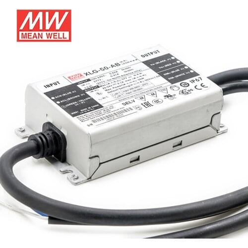 XLG-50-AB Taiwan MEAN WELL 50W1A constant power waterproof power supply 22 ~ 54V current adjustable type