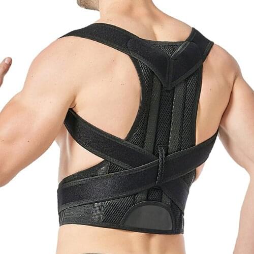 Men Women Shoulder Bone Posture Corrector Back Support Belt Clavicle Spine Lumbar Brace Posture Correction Stop Slouching Corset