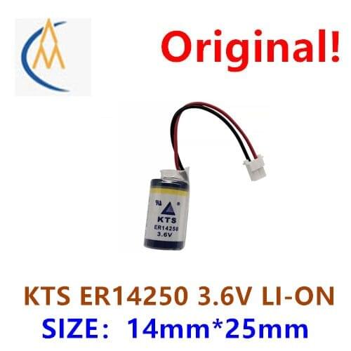 KTS er14250 3.6V 1 / 2AA dvp-32eh 40eh 80eh delta programmer PLC lithium battery large capacity and durable