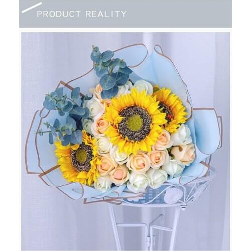 Phnom Penh Matte Paper Translucent Waterproof Package Flower Paper Jelly Film Wrapping Paper Florist Flower Packaging Paper