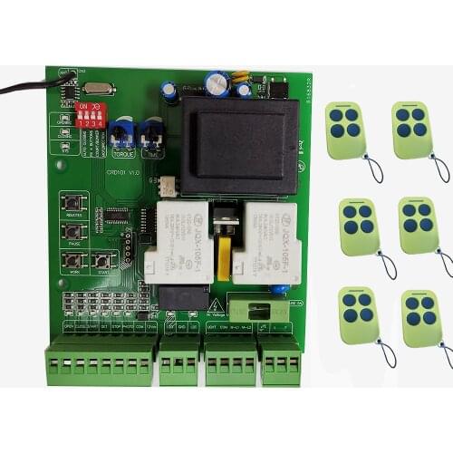 Gate motor controller circuit board electronic card for sliding gate opener 110V or 220V AC model
