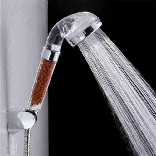 New Handheld Water Saving Shower Head Nozzle Sprinkler Sprayer Filter Bathroom Showerhead Small ion showers