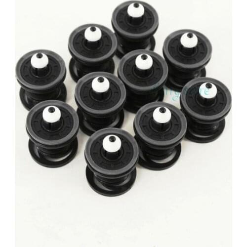 NEW 7L6 868 243 100Pcs Interior Door Trim Panel Push Type Fastener Clips w/ Sealer For VW Passat Golf MK6 Polo Audi A4 A5 A6 Q3