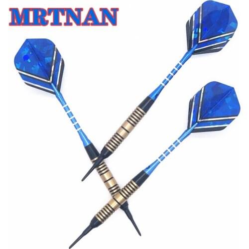 New 20g Blue Safety Soft Darts 3PCS Professional Darts Electronic Darts High Quality Indoor Game Darts Set