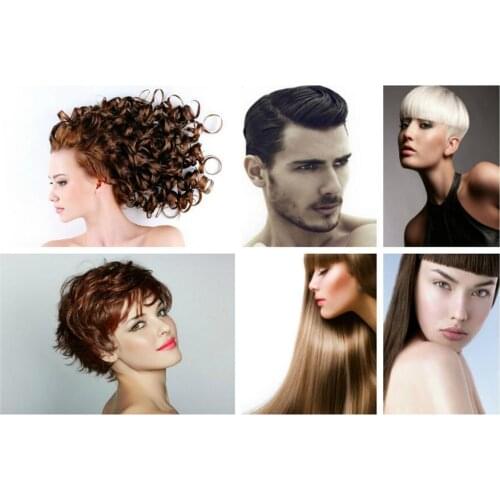 Lot style Choose HAIRDRESSER, BARBER, HAIR SALON, HAIRSTYLE Art print Silk poster Home Wall Decor