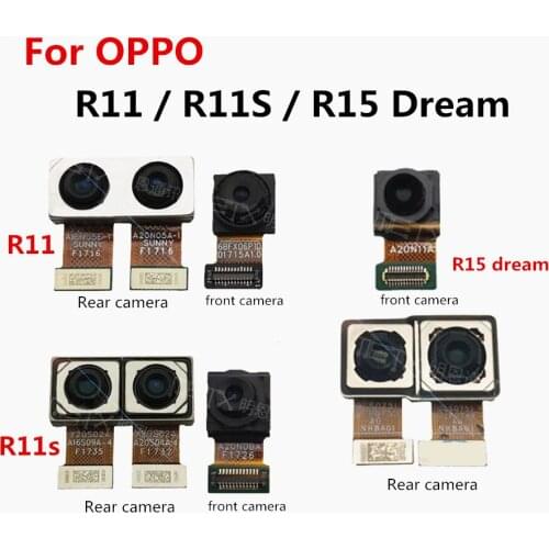 Tested Working Front Camera Module For OPPO R11 R11S R15 Dream Back Rear Camera Small Facing Camera Phone Flex Cable
