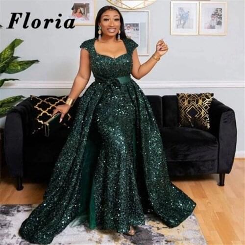 Floria Silver Tassel Evening Dresses Arabic Dubai One Shoulder Party Gown 2021 Customized Long Mermaid Prom Dress Robe De Soiree