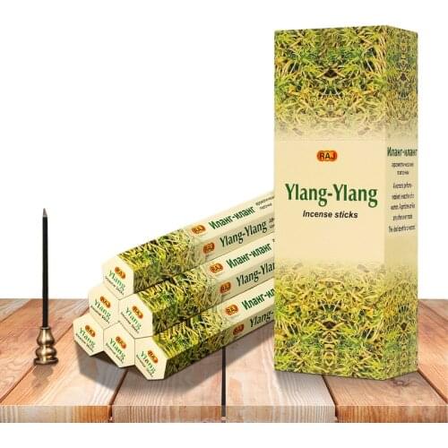 3 Small Boxes Indian Incense Sticks YlangYlang Scents for Home Handmade India Stick Incense Can Choose Incense Burner Wooden