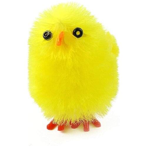 36Pcs Simulation Easter Chick Mini Artificial Toys Plush Chicken Gift Home Decor AUG889