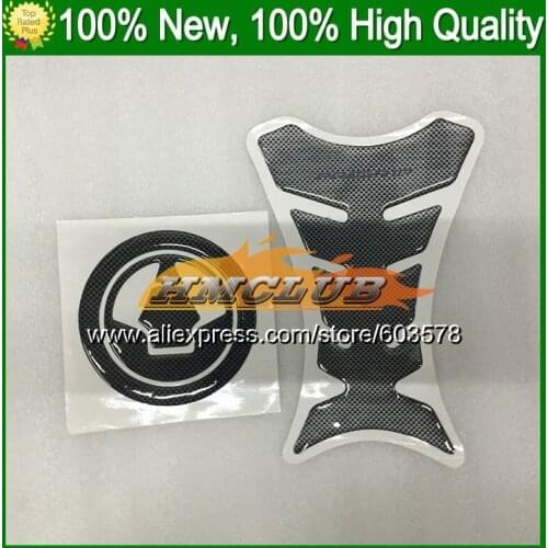 3D Carbon Fiber Tank Pad For KAWASAKI NINJA ZX6R 09 10 11 12 ZX-6R 6 R ZX 6R 2009 2010 2011 2012 CL224 3D Gas Cap sticker decals