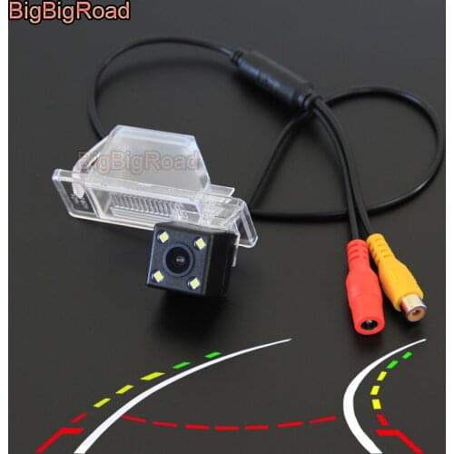 BigBigRoad Car Intelligent Parking Tracks Camera FOR Nissan Qashqai J10 J11 / Dualis / HD Car Back up Reverse Rear View Camera