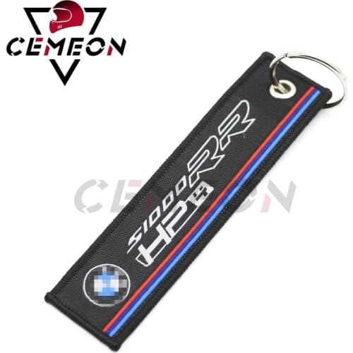 Motorcycle key hanger embroidered keychain key ring S1000R S1000XR S1000RR S1000RR HP4 K1300R G650GS G310GS