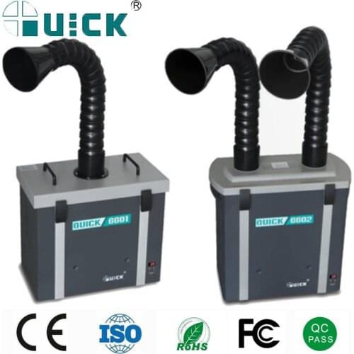 QUICK 6601/6602 Environmental Protection Smoke Purifier Smoking Instrument Single/Dual Position Smoke Purification System