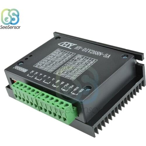 TB6600 Stepper Motor Driver Single Axes 2 phase 5A Nema17 Nema23 Nema24 Nema34 Stepper Motor Controller for CNC