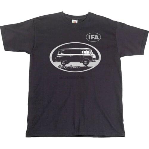 T-Shirt Gdr Vehicle Barkas Retro East Car Ifa Summer 2019 Short Sleeve Plus Size Print Men Summer Army T Shirt