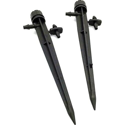 200 pcs DIY Garden Drip Irrigation Dripper and 4/7 mm connector 360 degrees Watering Agriculture Irrigation Sprinkler head