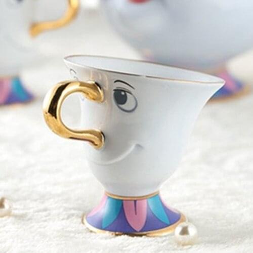 Creative Beauty and the Beast Mrs Potts' Son Chip Cup Tea Set Coffee Cartoon Mug for friend Lover Gifts Home Decor Cups