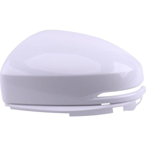 Car Front Left White Rearview Mirror Cover Cap ABS White Fit for Honda Fit Jazz 2014 2015 2016 2017 2018