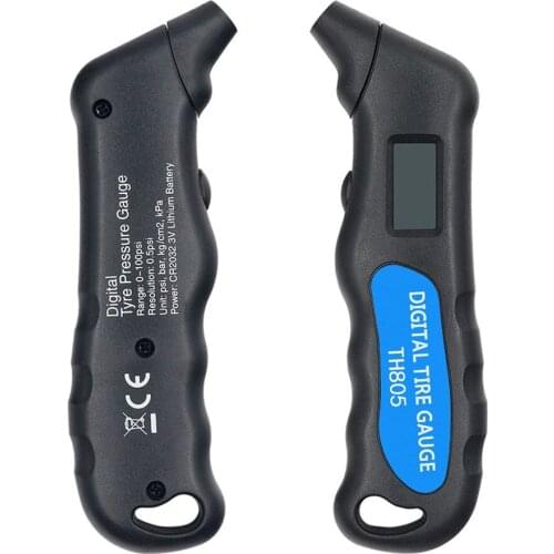 LCD TG105 Multi-function Tire Pressure Gauge Barometer LCD Display Air Gauge Barometer Tester for Car Truck Motorcycle Bike