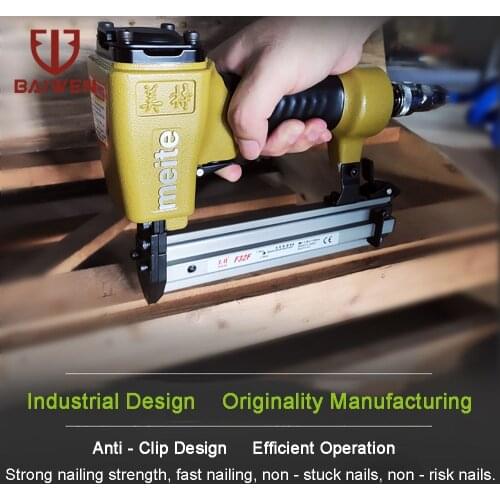 NEW Pneumatic Nail Gun Air Stapler Gun Tools For Furniture Wood Sofa F32 1013J 1022J P622C 425K ST64 T50SA ST38