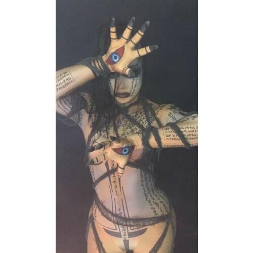 New Rune Halloween Bar Nightclubs Sexy Siamese Trousers Dance Team Men And Women Custom Costume Party Celebration Birthday