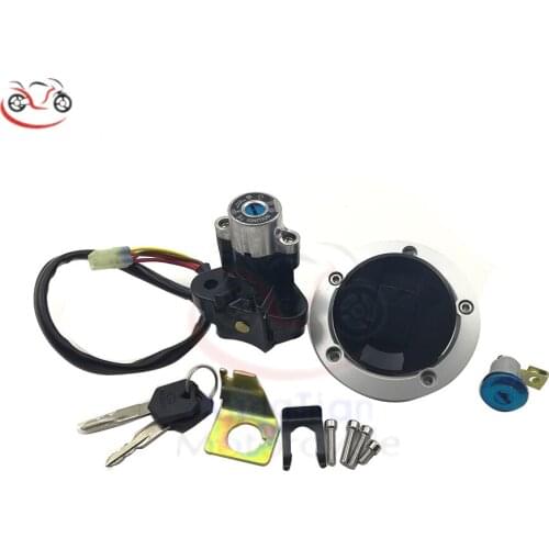 Motorcycle Ignition Switch Fuel Gas Tank Cap Seat Lock Key Set For SUZUKI GSXR750 GSXR1000 DL650 DL1000 SFV650 SV650 SV1000