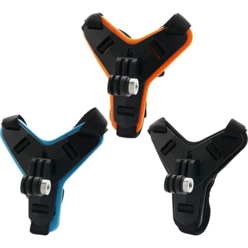 Helmet Chin Mount Holder for GoPro Hero 9 8 6 5 4 Xiaomi Yi 4K SJCAM Osmo Motorcycle Helmet Chin Stand Camera Accessories