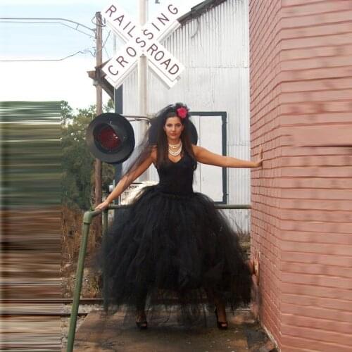 Awesome Cool Black Skirt Super Puffy Full Tutu Tulle Skirt Custom Made A Line Floor Length Long Maxi Skirts Women
