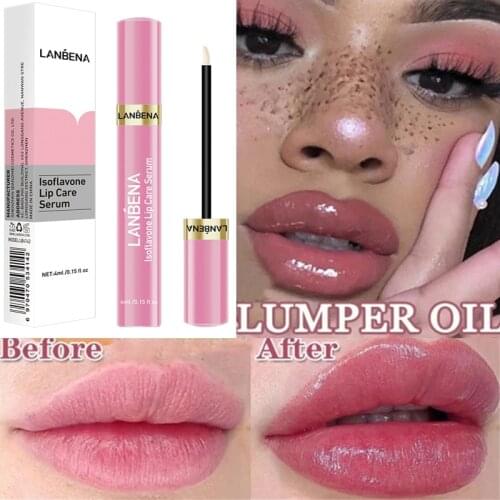 4Ml Lip Plumper Instant Volume Full Lip Oil Moisturizing Repair Thin Lip Line Reduction Cosmetics Sexy Enhancer Makeup Cosmetic