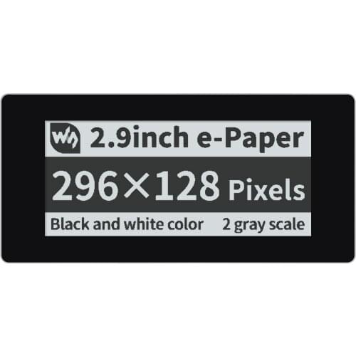 2.9inch Touch e-Paper Module for Raspberry Pi Pico, 296×128, Black / White, SPI