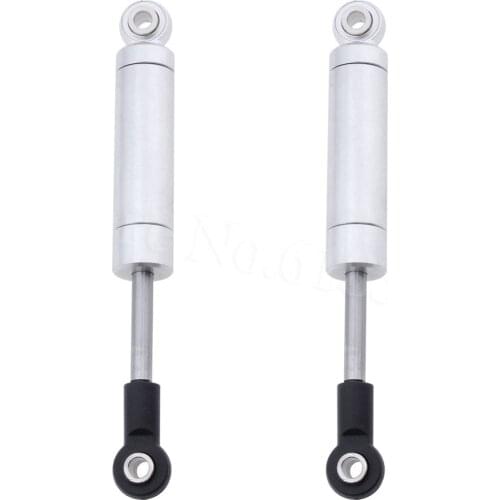 2pcs For 1/10 RC TAMIYA CC-01 Rock Crawler Aluminum Internal Spring Shock Absorber Assembled 72-82mm Upgrade Parts