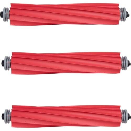 For Roborock Rubber Main Brush of S7 Robotic Vacuum Cleaner Accessories Replacement Parts Robot Vacuum Cleaner 3Pcs