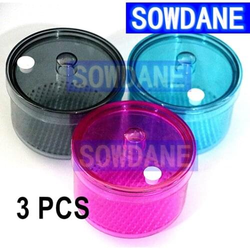 3 pcs Dental cleaning box Disinfection Autoclavable Box Plastic Case Container for burs files denture