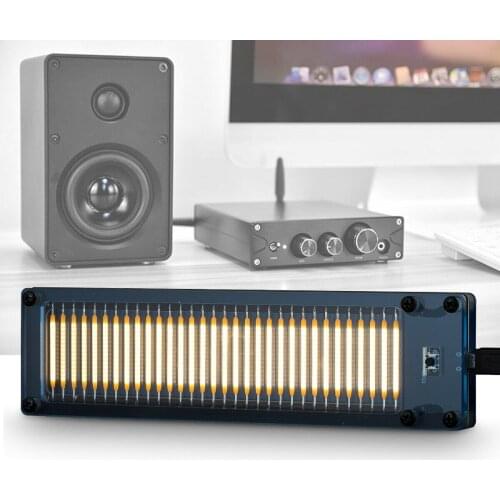 32 Bit Microphone Voice Control Music Level Light LED Display Vehicle USB Audio Rhythm Light Home Audio Spectrum